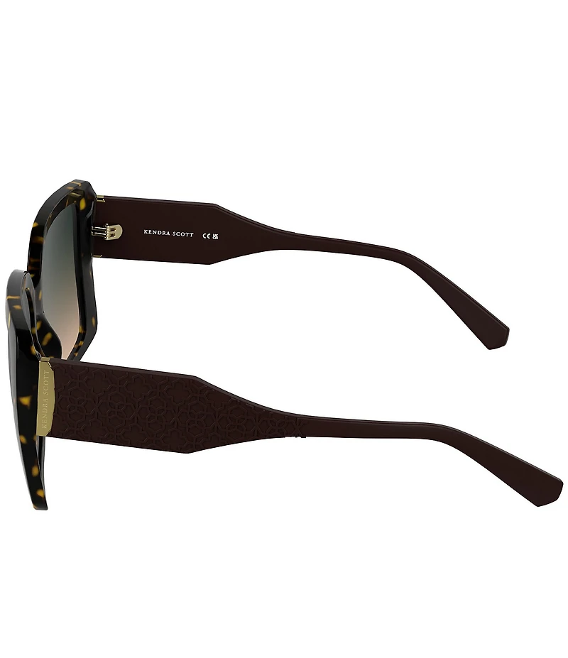 Kendra Scott Women's Aubree 56mm Square Sunglasses