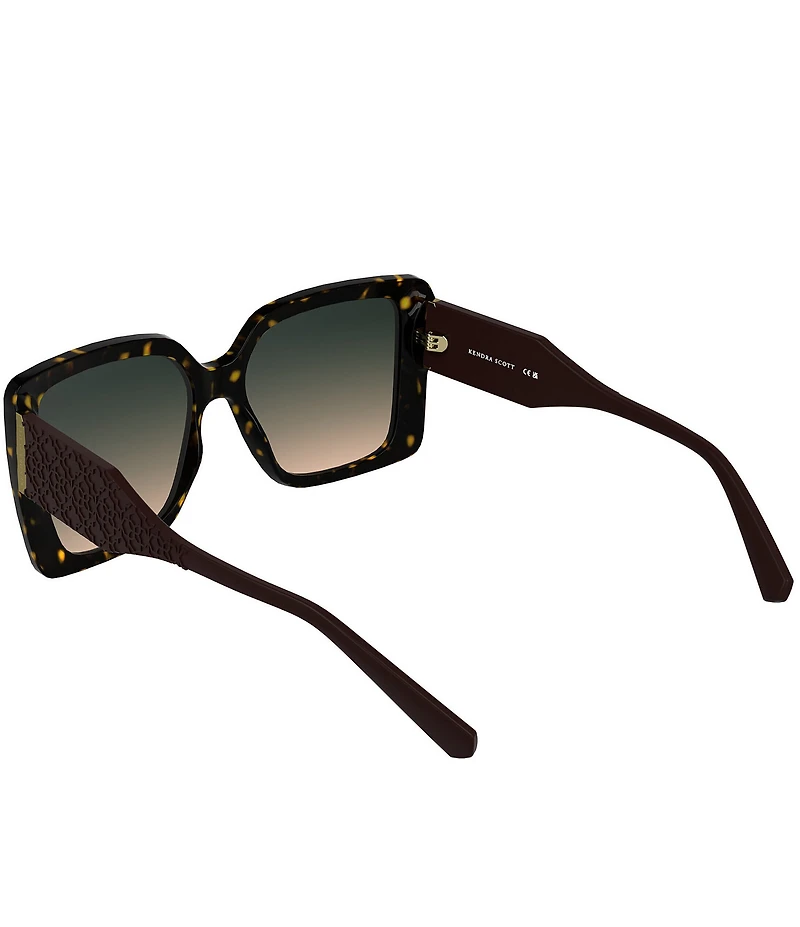 Kendra Scott Women's Aubree 56mm Square Sunglasses