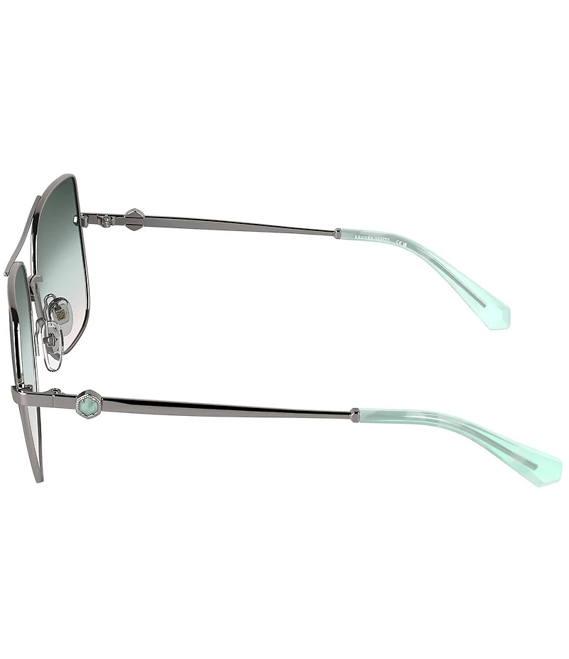 Kendra Scott Women's Davie 60mm Navigator Sunglasses