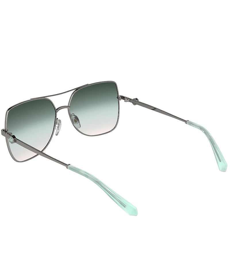 Kendra Scott Women's Davie 60mm Navigator Sunglasses