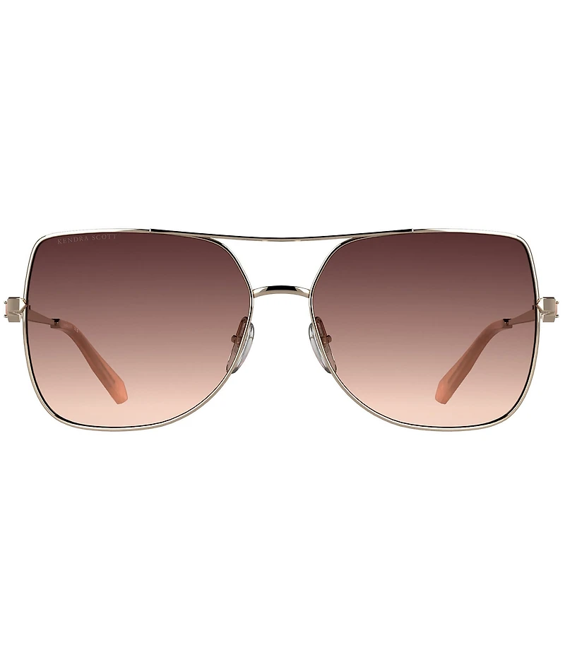 Kendra Scott Women's Davie 60mm Navigator Sunglasses
