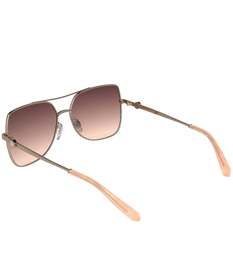 Kendra Scott Women's Davie 60mm Navigator Sunglasses