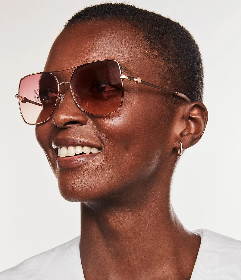 Kendra Scott Women's Davie 60mm Navigator Sunglasses