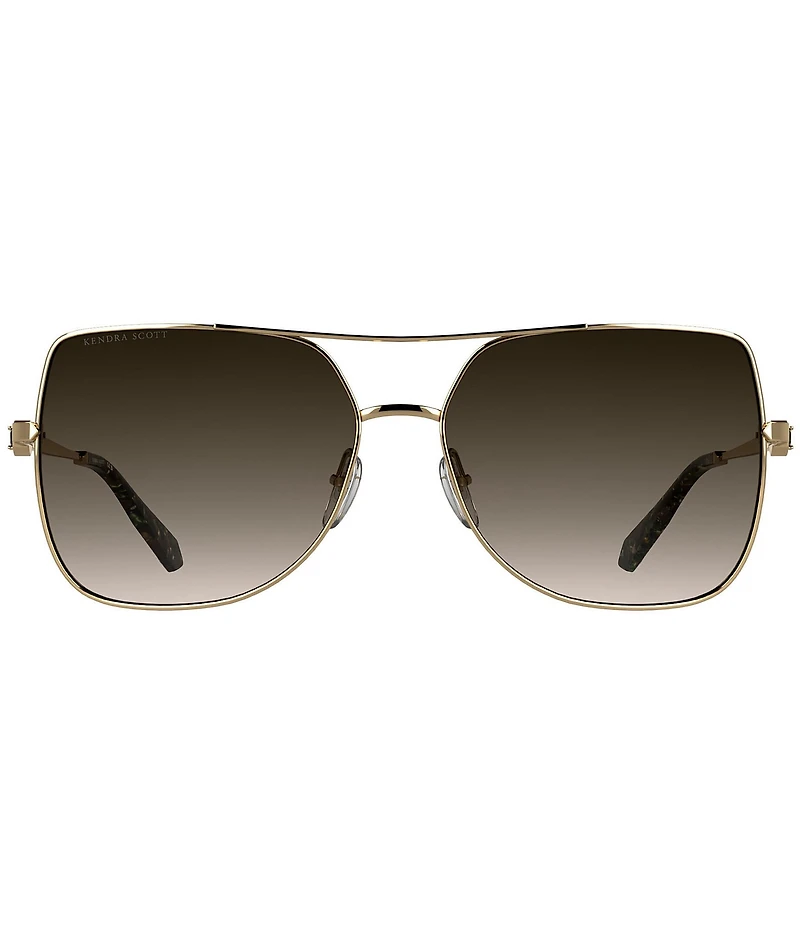 Kendra Scott Women's Davie 60mm Navigator Sunglasses