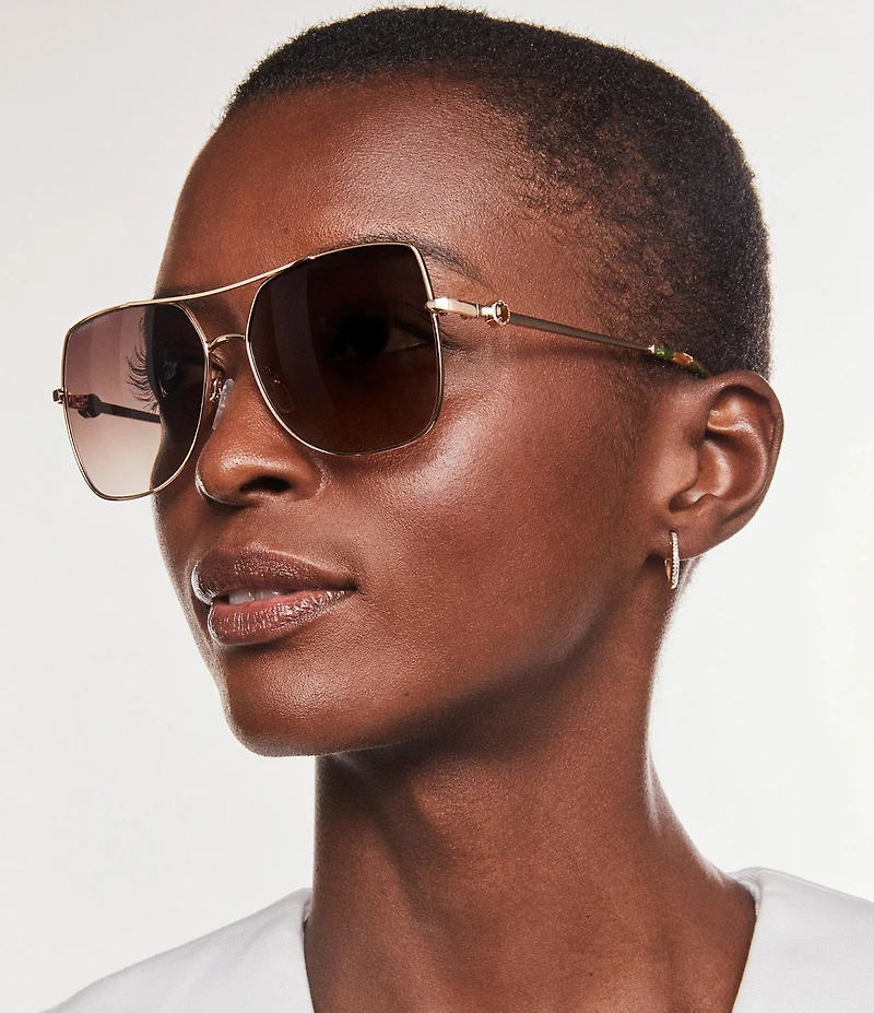 Kendra Scott Women's Davie 60mm Navigator Sunglasses