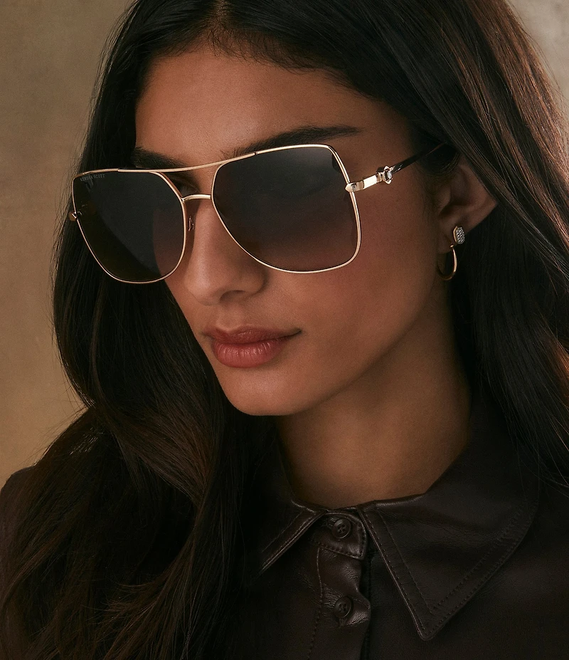 Kendra Scott Women's Davie 60mm Navigator Sunglasses
