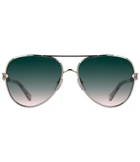 Kendra Scott Women's Korinne 61mm Aviator Sunglasses