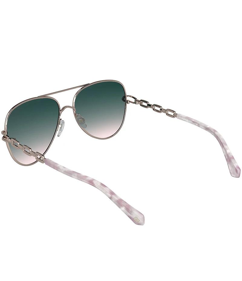 Kendra Scott Women's Korinne 61mm Aviator Sunglasses