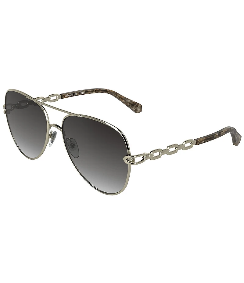 Kendra Scott Women's Korinne 61mm Aviator Sunglasses