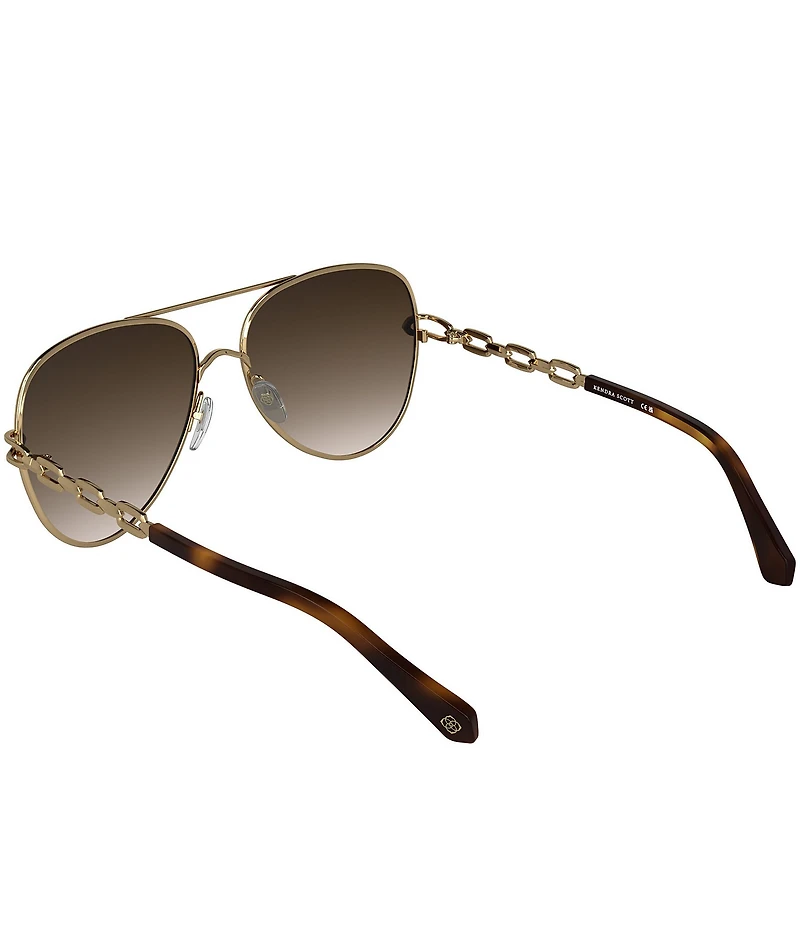 Kendra Scott Women's Korinne 61mm Aviator Sunglasses