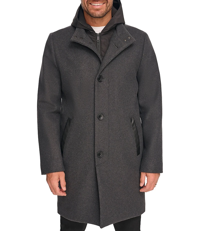Kenneth Cole New York Wool Hooded Walker