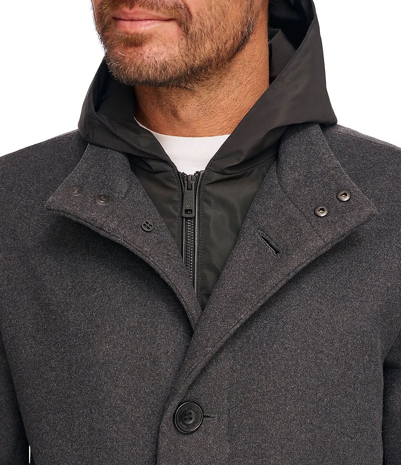 Kenneth Cole New York Wool Hooded Walker