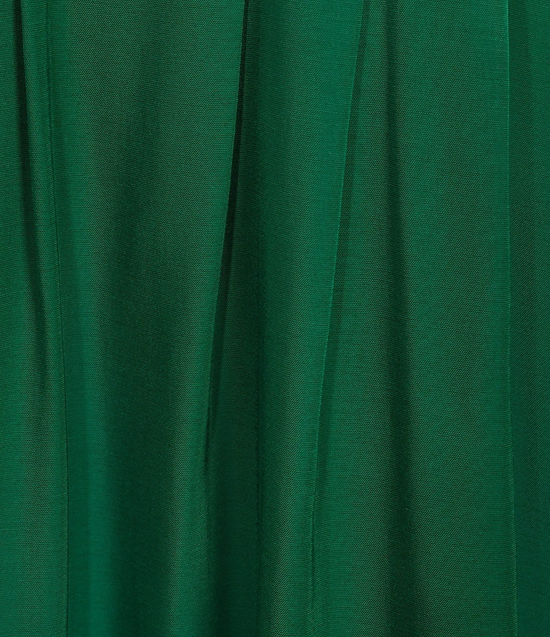 Kensie Short Sleeve Smocked Waist A-Line Midi Dress