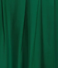 Kensie Short Sleeve Smocked Waist A-Line Midi Dress