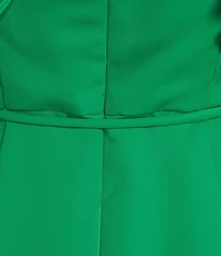 Kensie Silky Woven V-Neck Sleeveless Ruffle A-Line Midi Dress
