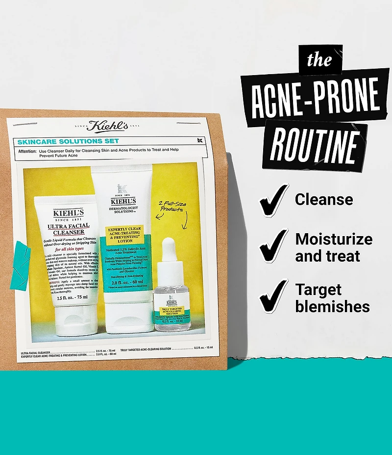 Kiehl's Since 1851 Acne Skincare Solutions Gift Set