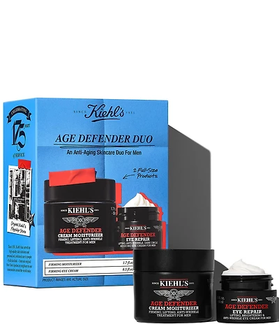 Kiehl's Since 1851 Age Defender Duo Face Moisturizer and Eye Cream Set for Men