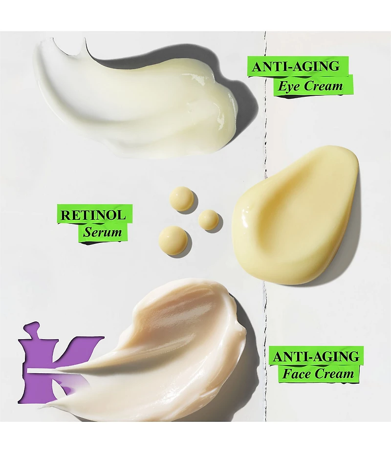 Kiehl's Since 1851 Age-Less Experts 3-Piece Face and Eye Skincare Set