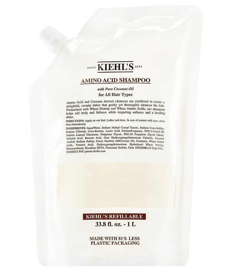 Kiehl's Since 1851 Amino Acid Shampoo Refill Pouch
