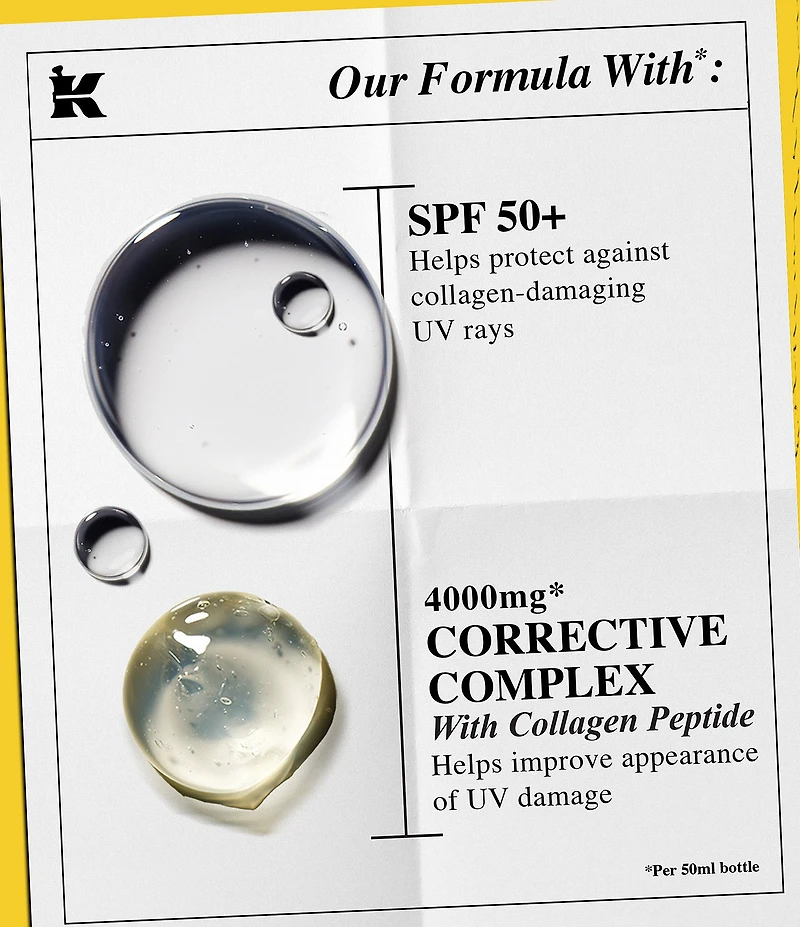 Kiehl's Since 1851 Better Screen UV Serum SPF50 Face Sunscreen Serum