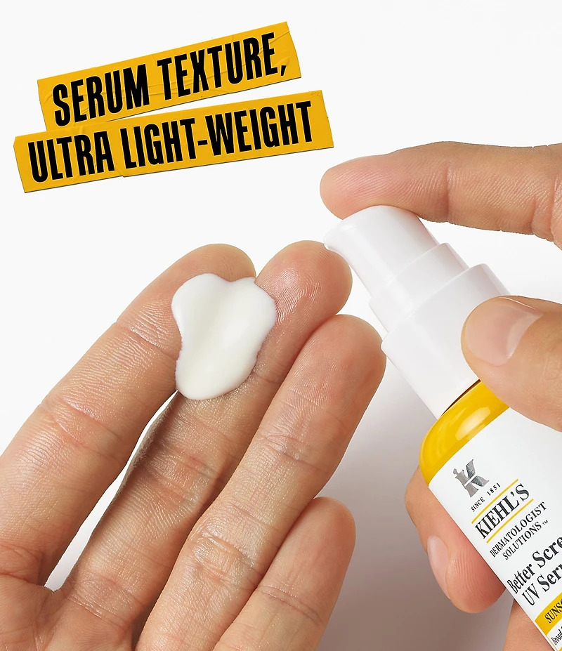 Kiehl's Since 1851 Better Screen UV Serum SPF50 Face Sunscreen Serum