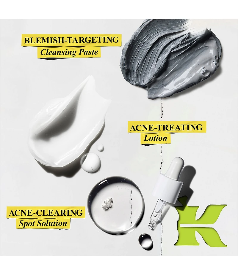 Kiehl's Since 1851 Clear Intentions 3-Piece Skincare Set for Acne
