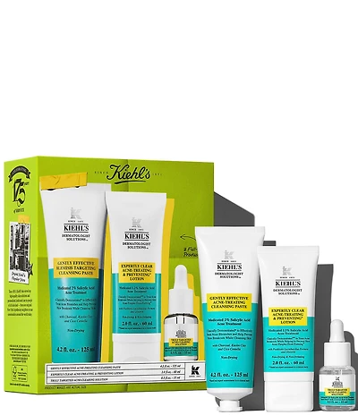 Kiehl's Since 1851 Clear Intentions 3-Piece Skincare Set for Acne