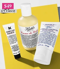 Kiehl's Since 1851 Complete Body Care Moisturizer and Lip Balm 3-Piece Set
