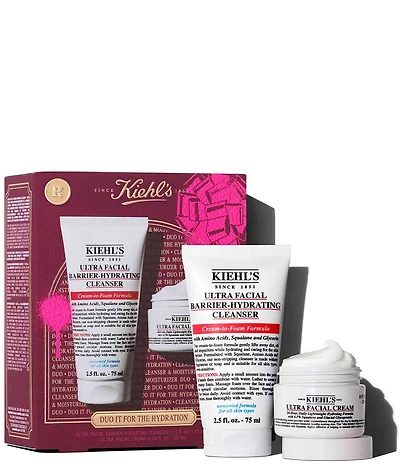 Kiehl's Since 1851 Duo For The Hydration Cleanser and Face Cream Gift Set