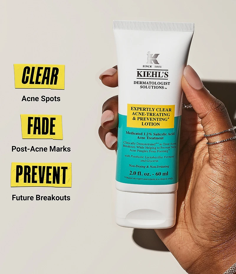 Kiehl's Since 1851 Expertly Clear Acne Treating and Preventing Lotion