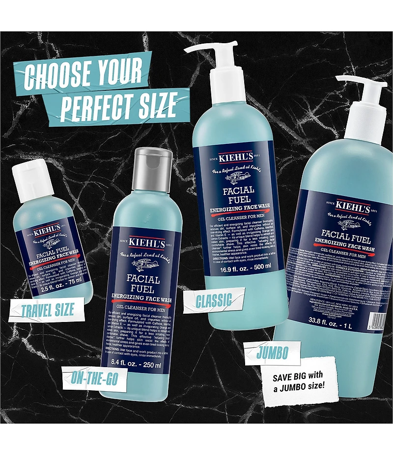 Kiehl's Since 1851 Facial Fuel Energizing Face Wash for Men