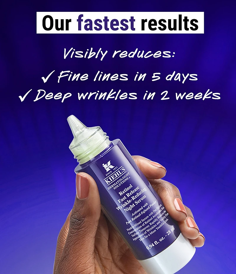 Kiehl's Since 1851 Fast Release Wrinkle-Reducing 0.3% Retinol Night Serum