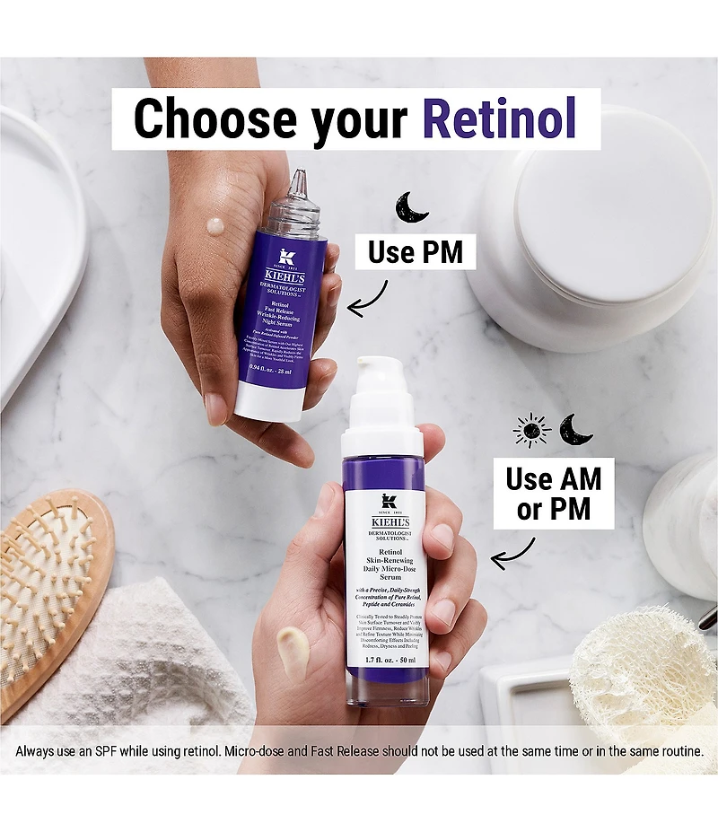 Kiehl's Since 1851 Fast Release Wrinkle-Reducing 0.3% Retinol Night Serum