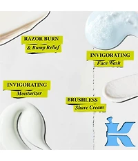 Kiehl's Since 1851 Get Up & Groom 4-Piece Set from Cleanse to Post-Shave