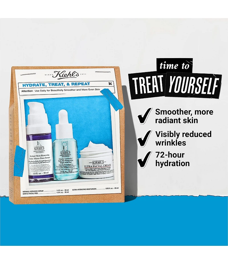 Kiehl's Since 1851 Hydrate, Treat, & Repeat Gift Set