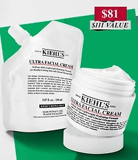 Kiehl's Since 1851 Hydration Refillery Set 2-Piece Ultra Facial Cream Set with Refill