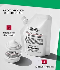 Kiehl's Since 1851 Hydration Refillery Set 2-Piece Ultra Facial Cream Set with Refill