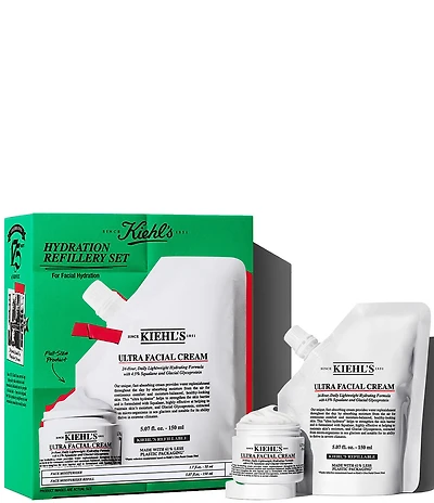 Kiehl's Since 1851 Hydration Refillery Set 2-Piece Ultra Facial Cream Set with Refill