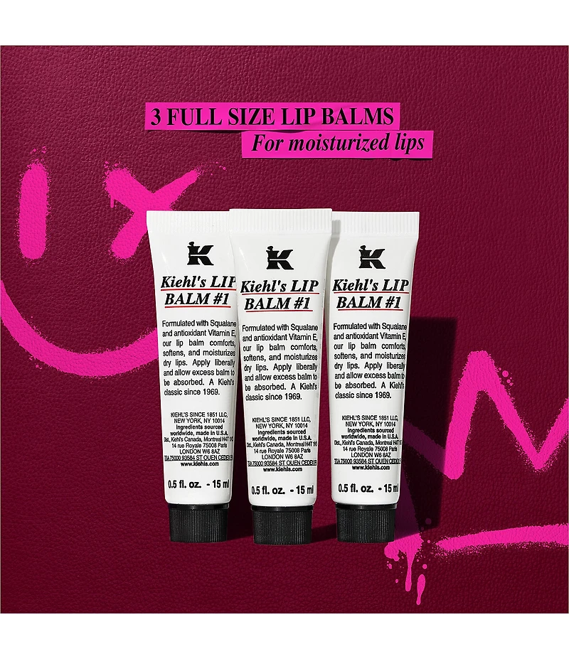 Kiehl's Since 1851 Lip Balm Trio Gift Set