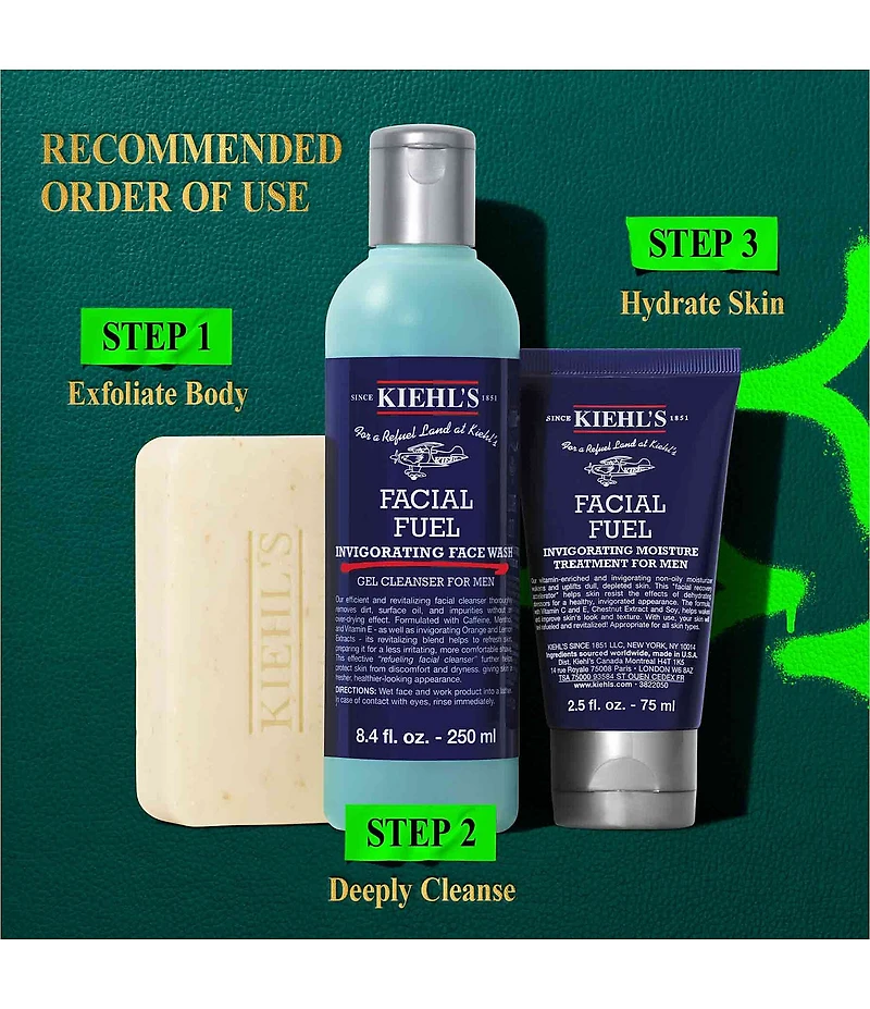 Kiehl's Since 1851 Men's Morning Reboot Gift Set