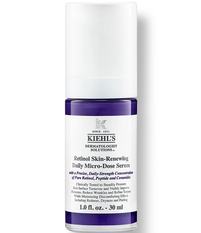Kiehl's Since 1851 Micro-Dose Anti-Aging Retinol Serum with Ceramides and Peptide
