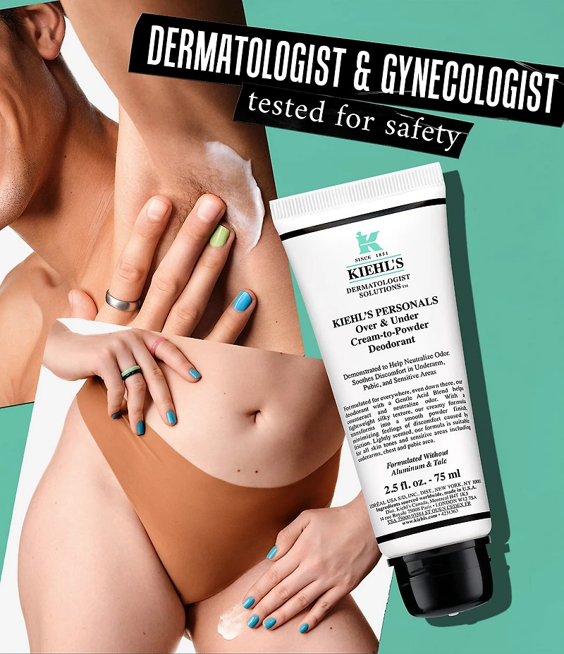 Kiehl's Since 1851 Over & Under Cream-to-Powder Body Deodorant