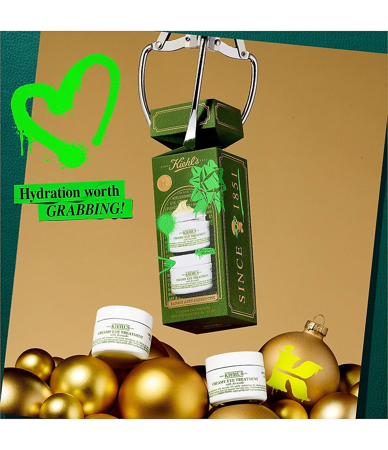 Kiehl's Since 1851 Radiant & Replenished Eyes Avocado Eye Cream Duo
