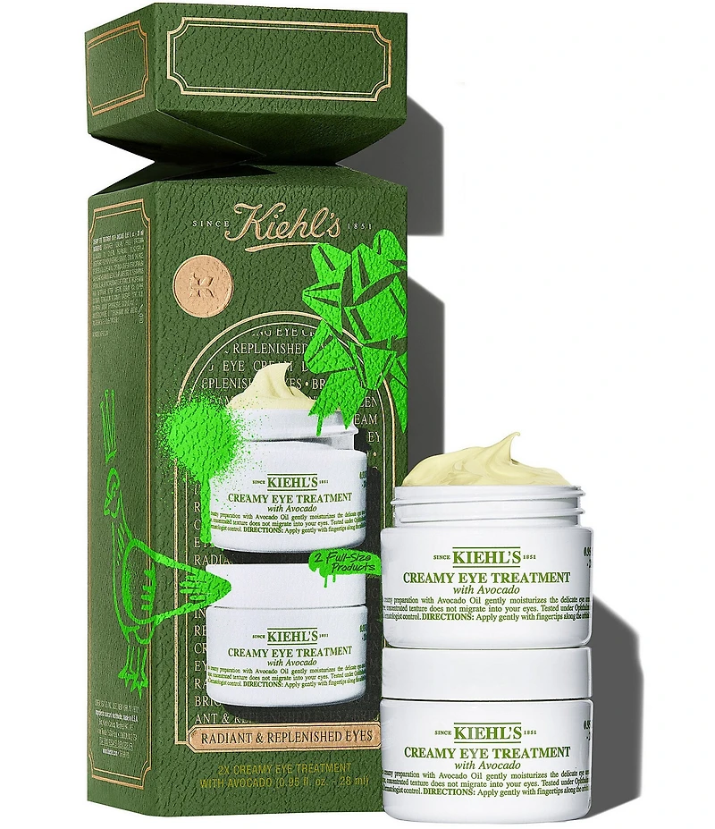 Kiehl's Since 1851 Radiant & Replenished Eyes Avocado Eye Cream Duo