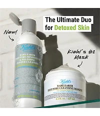 Kiehl's Since 1851 Rare Earth Deep Pore-Minimizing and Polishing Powder to Foam Cleanser
