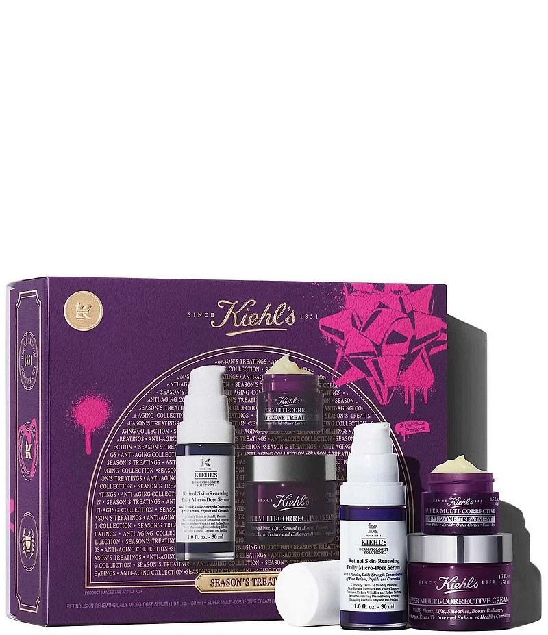 Kiehl's Since 1851 Season's Treatings 3-Piece Anti-Aging Skincare Gift Set