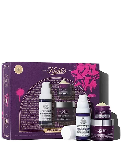 Kiehl's Since 1851 Season's Treatings 3-Piece Anti-Aging Skincare Gift Set