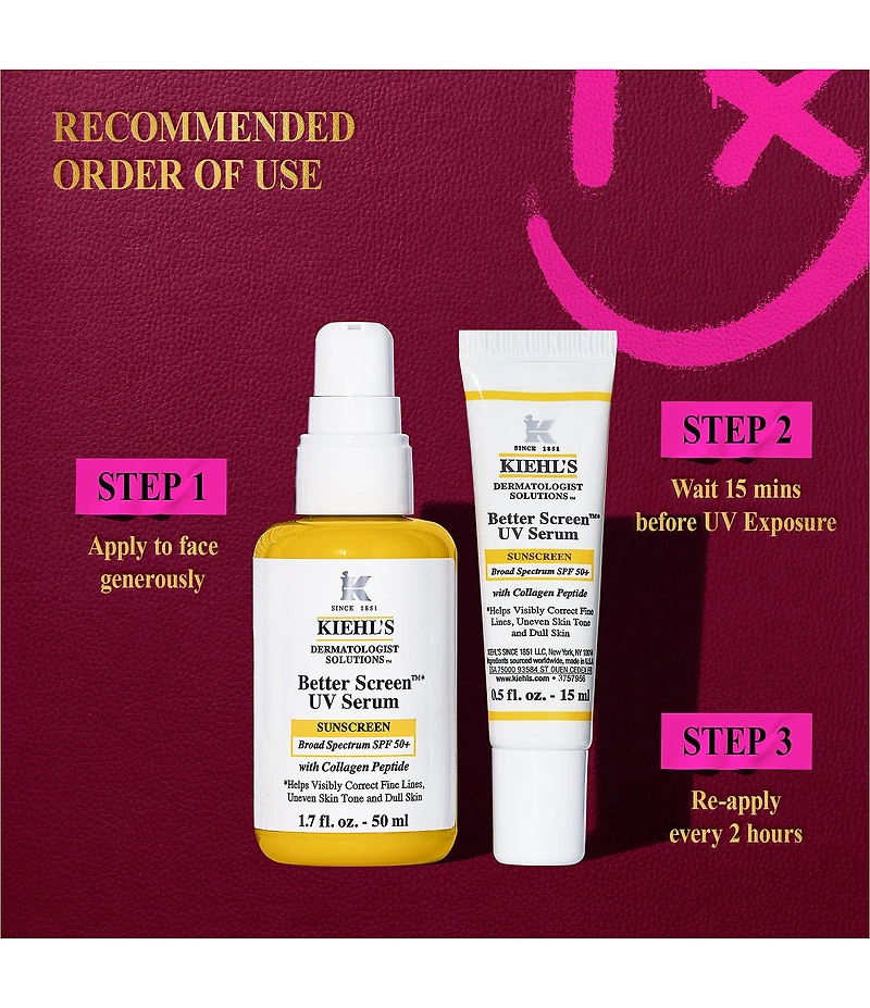 Kiehl's Since 1851 Sunshine Essentials Better Screen UV Gift Set