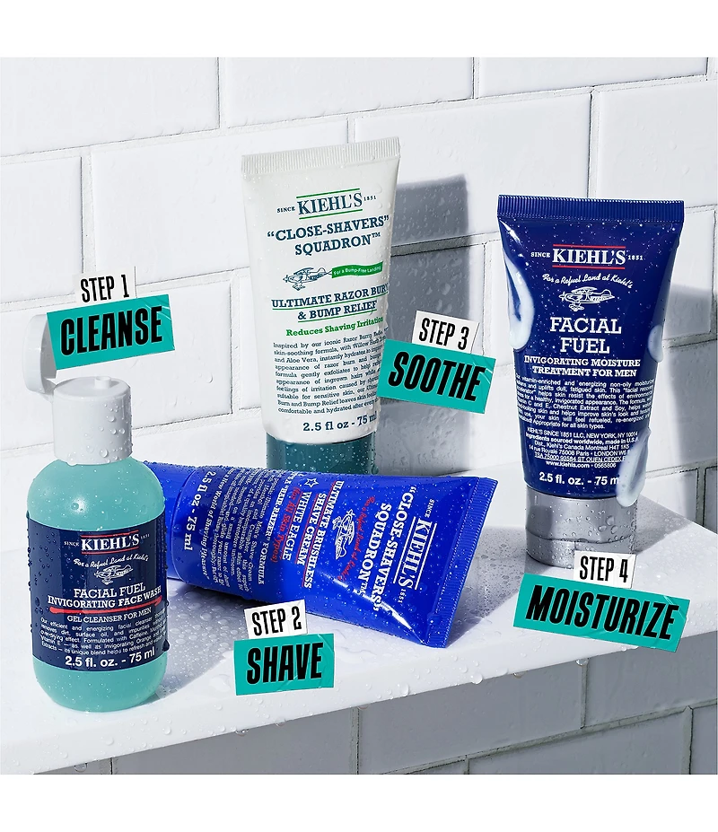 Kiehl's Since 1851 The Grooming Regimen Men's Skincare Gift Set