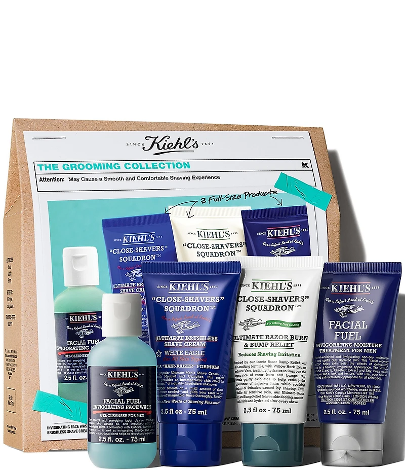 Kiehl's Since 1851 The Grooming Regimen Men's Skincare Gift Set